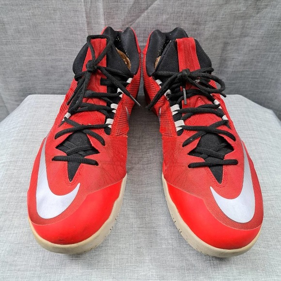 %Nike Zoom Run The One Red Grey Blk Running Shoes Sneaker Mens 13 / A 32 main image 9